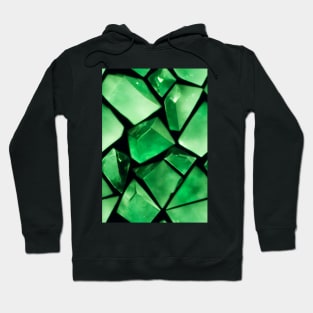 Jewel Pattern - Green Emerald, for a bit of luxury in your life! #4 Hoodie